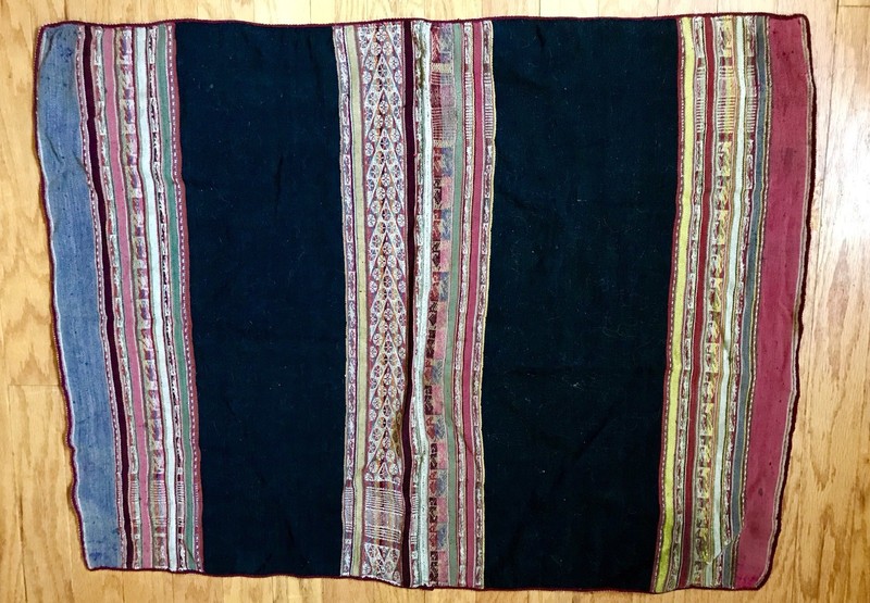 Beautiful Authentic Bolivian Indian Hand Woven Cloth With Natural Dyes
