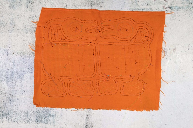 Black and Orange My Way or the Highway Mola gallery