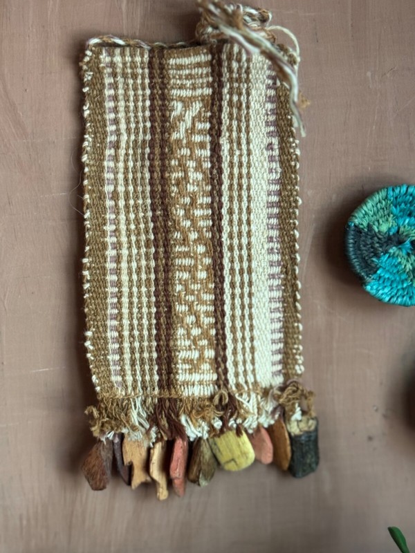 Dollhouse Miniature Tapestry Woven Wall Hanging Art Native Colored Cotton Algodo gallery