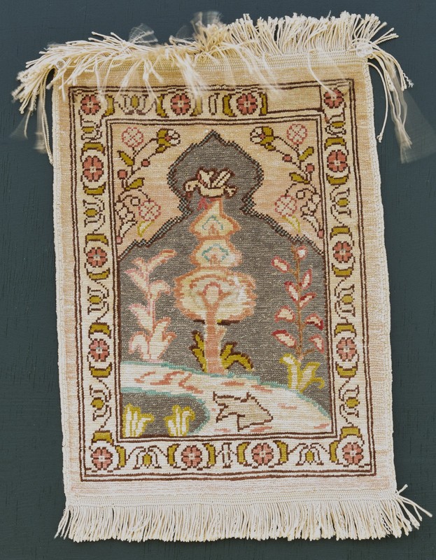 HEREKE: TURKISH, SILK, HAND-KNOTTED, METALIC THREAD WEAVING