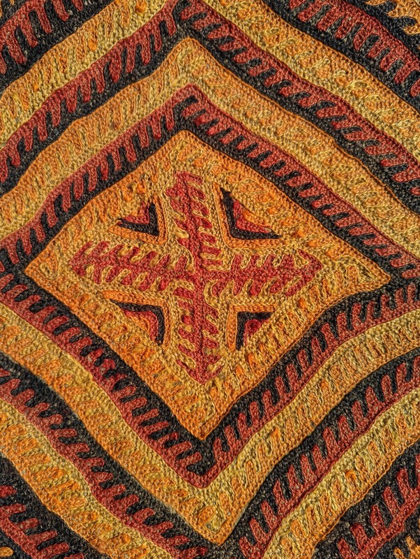 Handwoven Kurdish Yastik Cushion Cover Eastern Turkey gallery