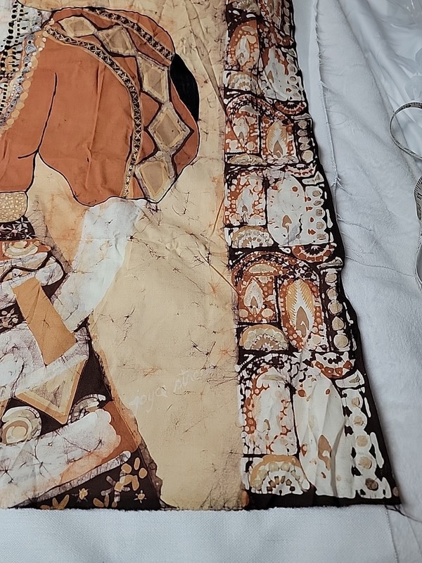 Batik Textile Art Jeweled Lady Joyce st??? stunning piece gallery