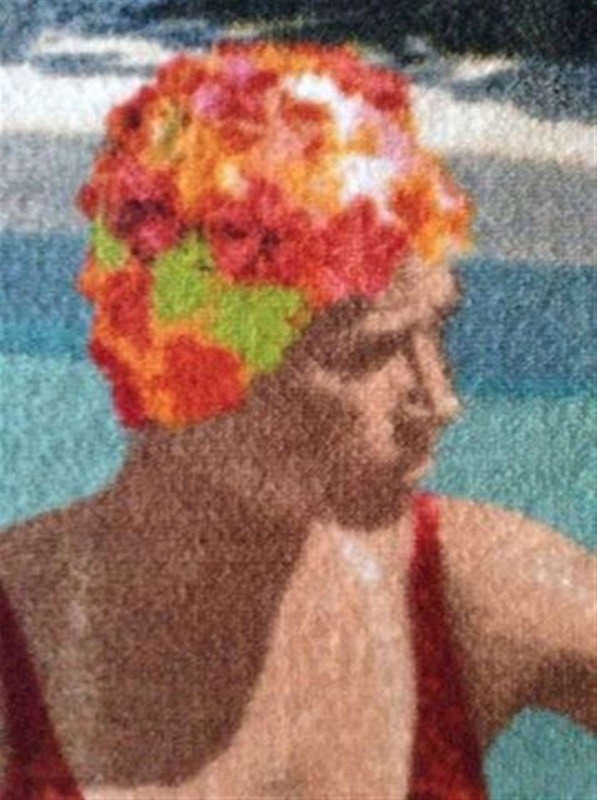 CINDY SHERMAN 'Woman in Pool', 2008 H-U-G-E Beach Towel S/O Limited Edition NIB! gallery