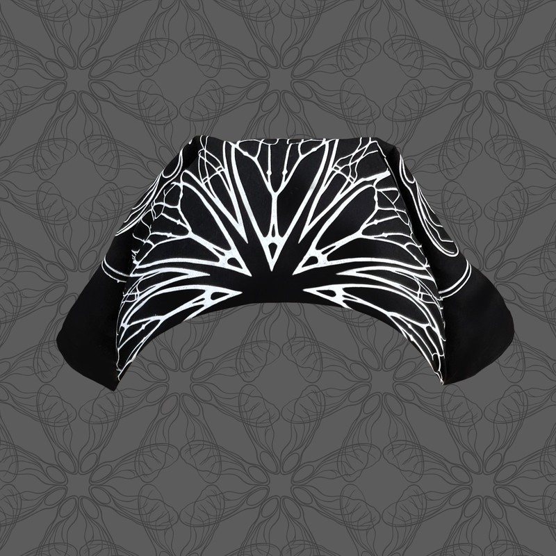 Cicada Wing Bandana Design by lauraclaire66, green/black gallery