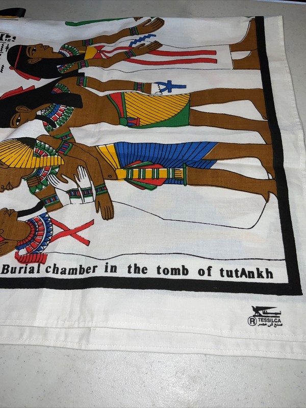 large hand towel or art Egyptian burial chambers tomb of TUTANKH gallery