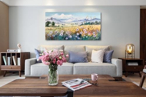 Rustic Farmhouse Canvas Wall Art Large Abstract 48"L x 24"W rustic scenery gallery