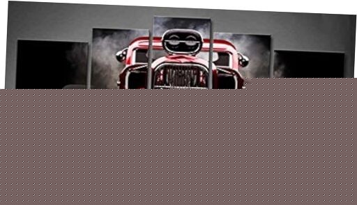 5 Pieces Retro Car Wall Art with Painting The Picture Vintage Motorcycle Print
