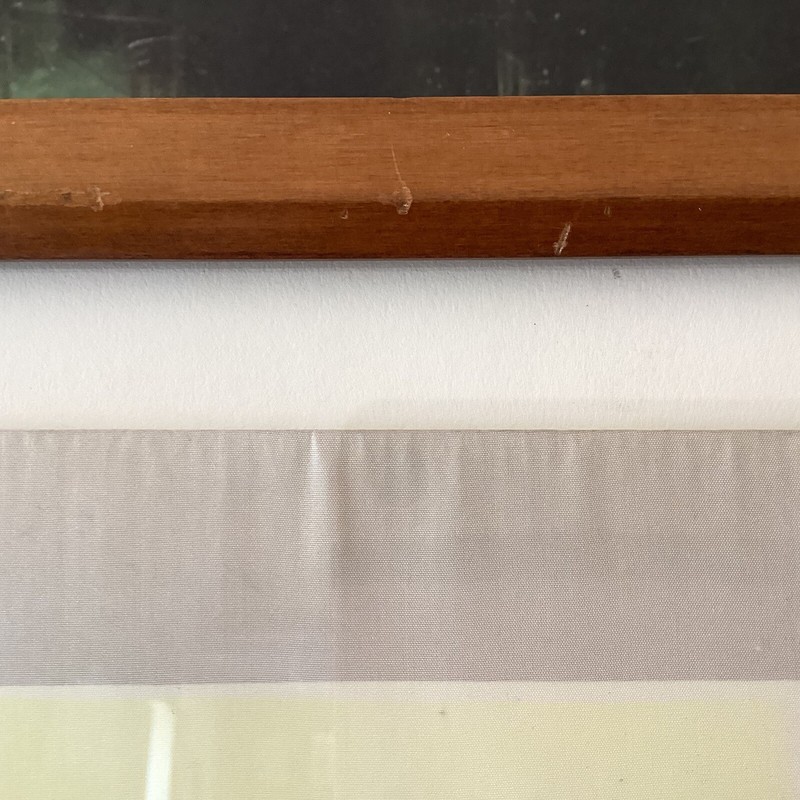 VTG Floral Bird Dyed Wheat Stalk On Silk Hand Cut Asian Art In Solid Wood Frame gallery