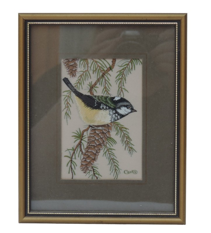 Cash’s of Coventry Silk Woven Pictures – Birds – Coal Tit