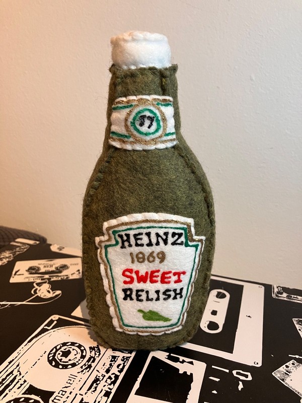 Lucy Sparrow Delicatessen on 6th in NYC Show 2019 Felt Art Heinz 57 Sweet Relish