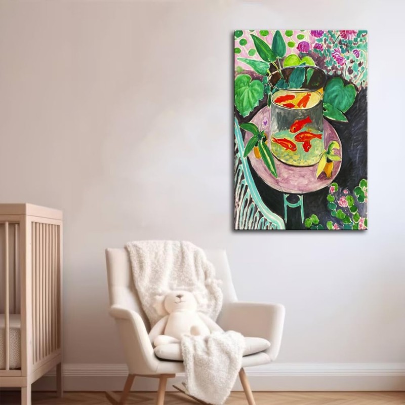 Large Henri Matisse Goldfish Painting Art Print Framed Matisse Goldfish Wall ... gallery