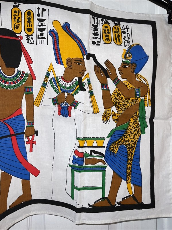 large hand towel or art Egyptian burial chambers tomb of TUTANKH gallery