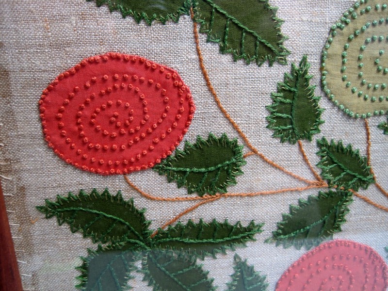 VTG 1960's “The Tree of Life” by Hannah Cohoon 1854 Sampler Embroidery Framed gallery