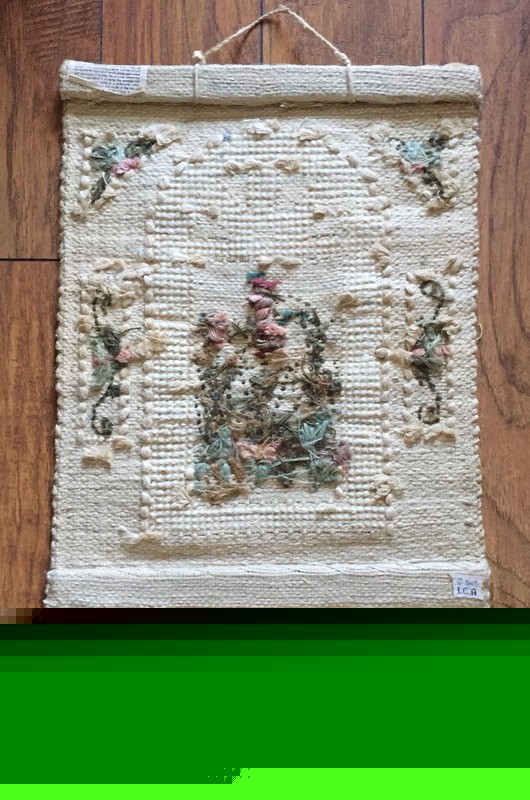 1987 I.C.A. 3D Natural Fiber Hand Woven Art,Wall Hanging,Tapestry L WINDOW gallery