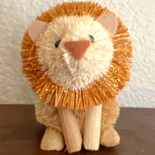 BRISTLE BRUSH LION Collectible Art 3-1/2 " H gallery
