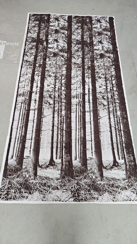 Vintage The Pinewood Cotton Textile Ronald Hansen Grautex Denmark NIP NEW ORG PK gallery