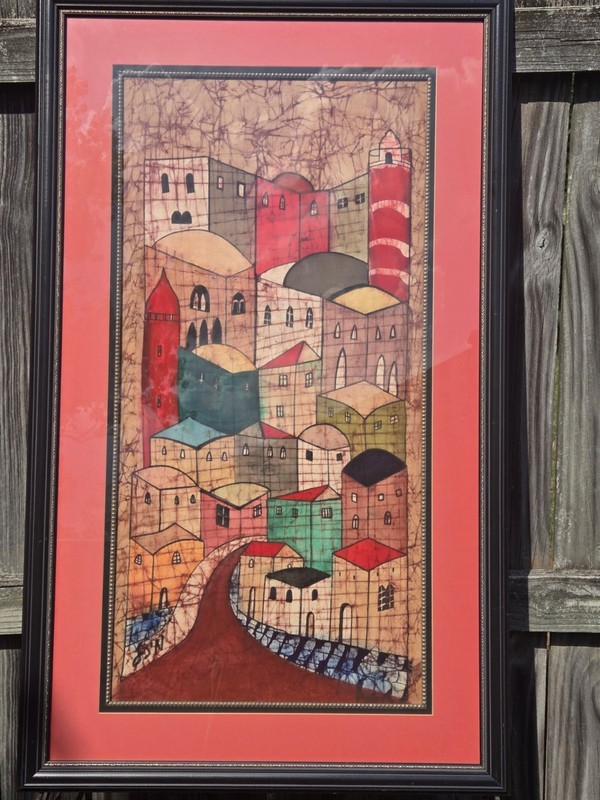 Stunning Batik Tapestry: "Old City of Jerusalem" by Michael Gruenbaum gallery