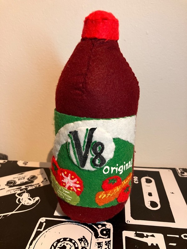 Lucy Sparrow Delicatessen on 6th in NYC Show 2019 Felt Art V8 Original Juice