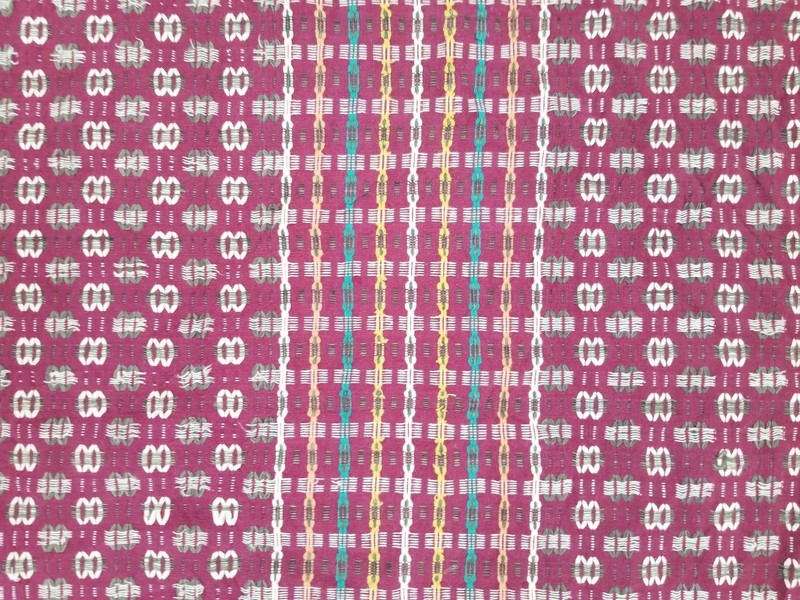 Vintage Handwoven Bangladeshi Nakshi Kantha Style Throw 213x142cm gallery