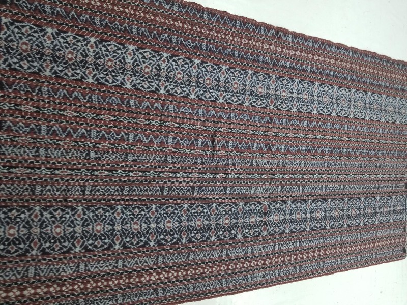 Vintage Indonesian Handwoven Textile 223x123cm gallery
