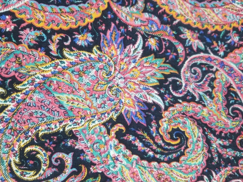 Vintage England Liberty of London Paisley Panel 50x47in gallery