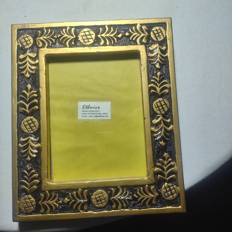 3 Ethnics Indian Handicraft Wood Picture Frame 12X10 -Picture Size8x6 gallery