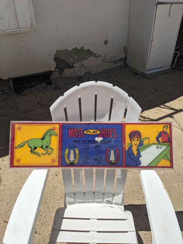 Hoss Play Shoes Vintage 50-70’s Plexiglass Game Art Retro