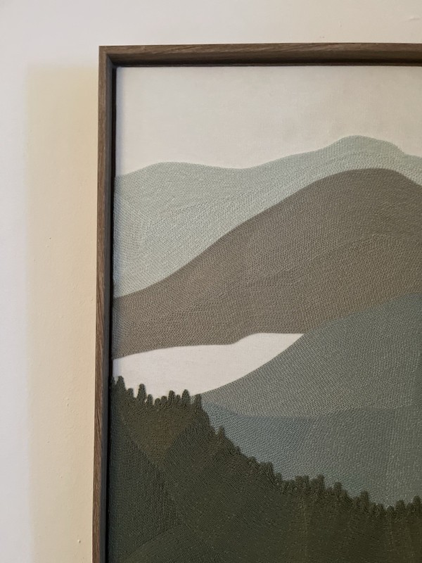 Embroidered Textured Wall Art gallery