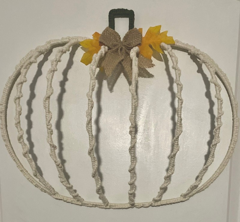 Fall Macrame Pumpkin