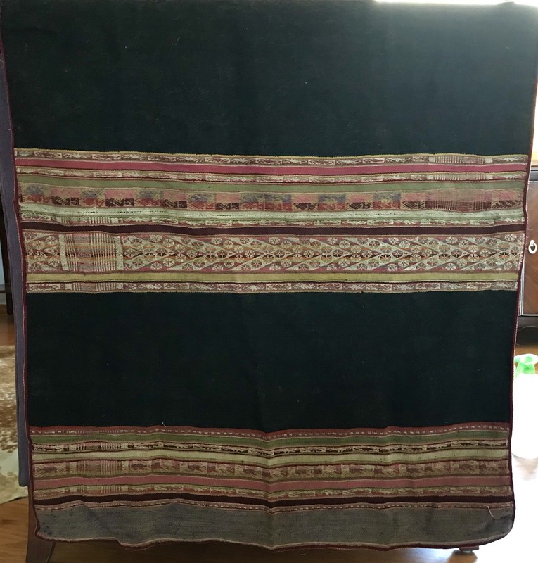 Beautiful Authentic Bolivian Indian Hand Woven Cloth With Natural Dyes gallery