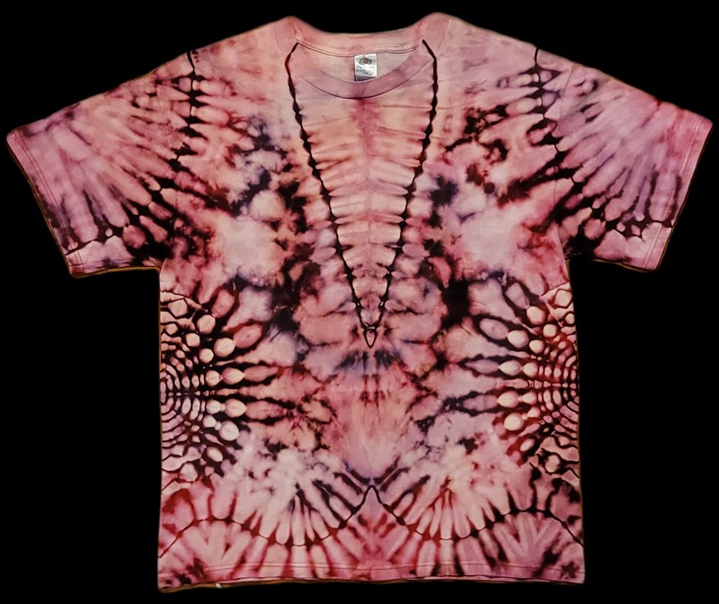 Handmade Tie Dye on Lg Fruit of the Loom t-shirt